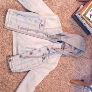 Jean Jacket With Hoodie